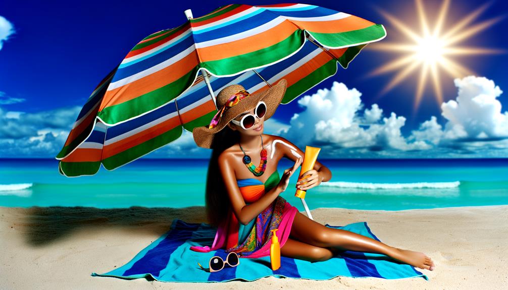 sun protection for outdoor tanning