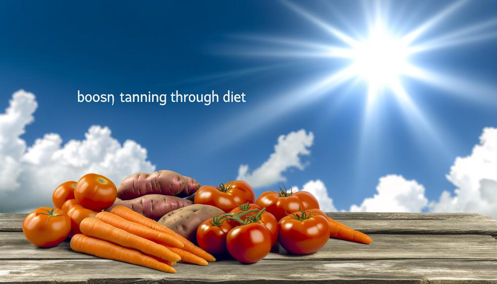 tanning with the right foods